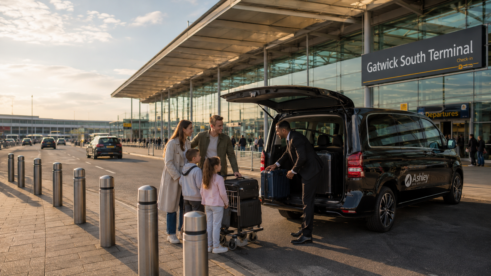 Gatwick Airport transfer with Ashley & Ace Cars