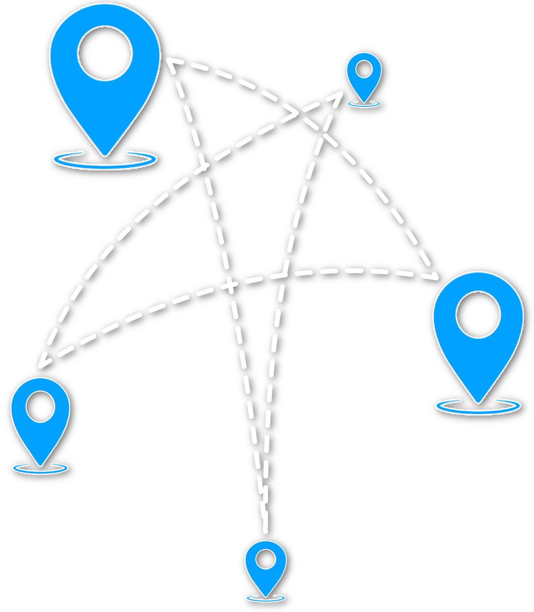Ashley & Ace Cars coverage map across Surrey